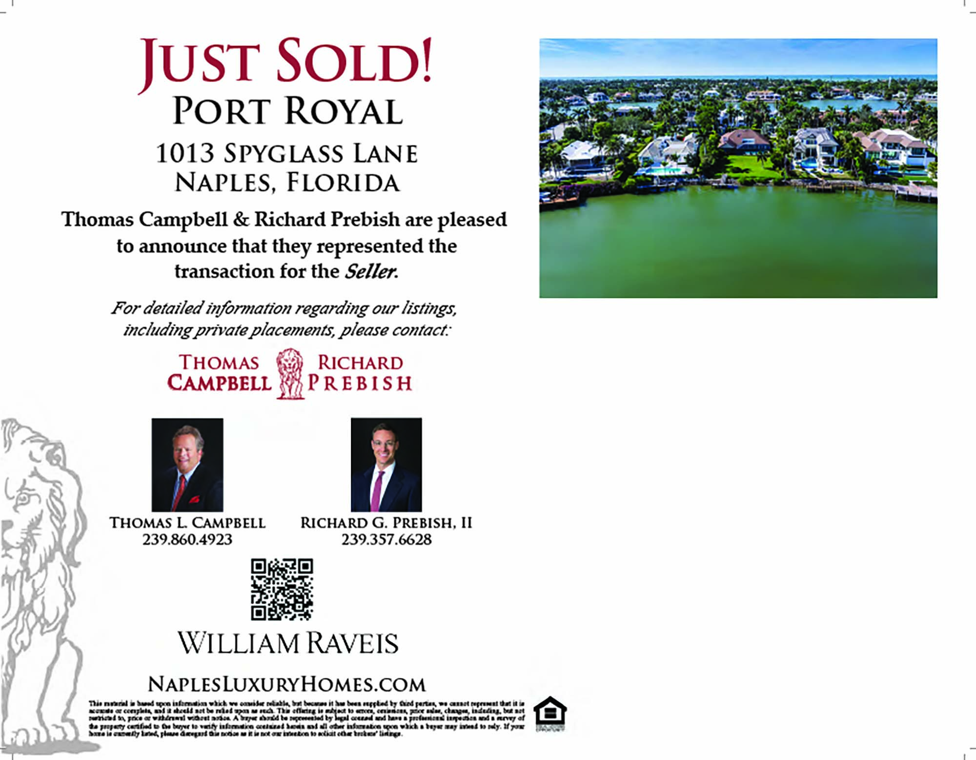 1013 Spyglass Lane - Just Sold announcement