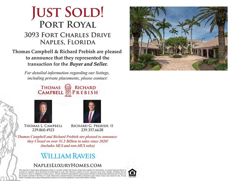 3093 Fort Charles Drive - Just Sold announcement
