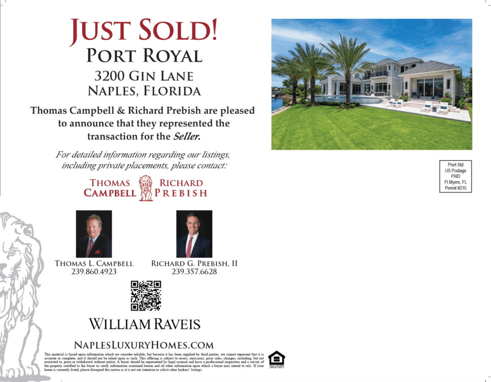 3200 Gin Lane - Just Sold announcement