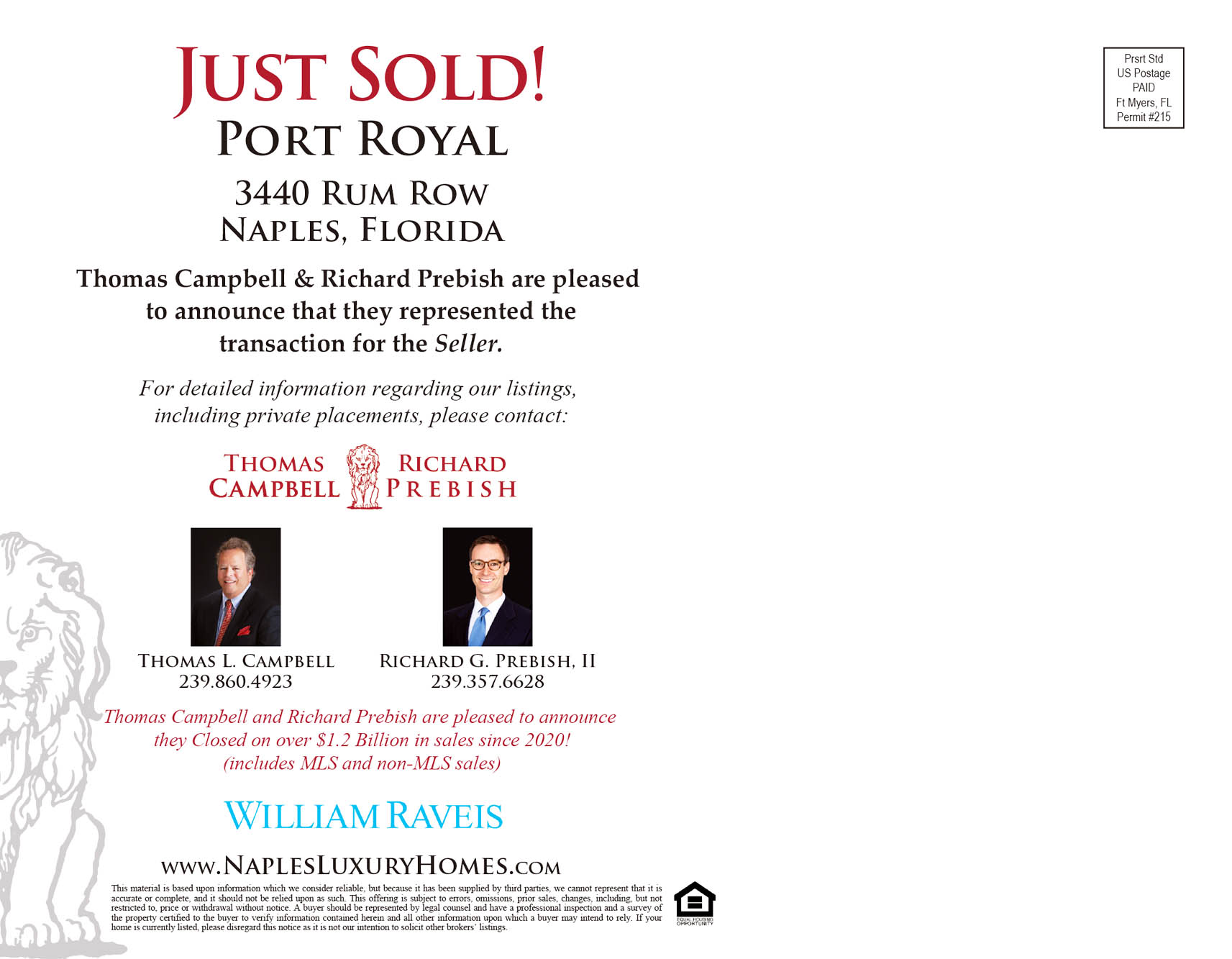 3440 Rum Row - Just Sold announcement