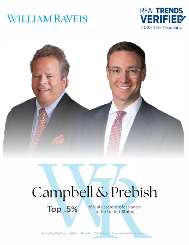 Real Trends 2025 Campbell & Prebish Ranked #20 Best Real Estate Small Teams in United States